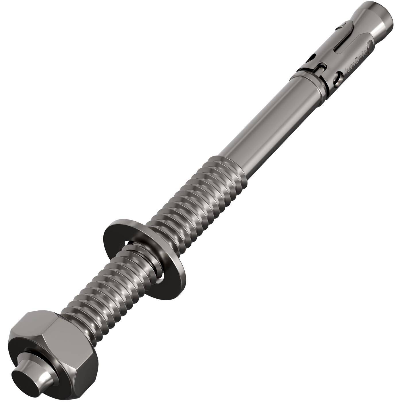 Lumonic Schwerlastdübel M8 x 110mm | hochwertige Edelstahl V2A Keilanker | Durchsteckmontage,  | Betonanker, Schwerlastanker | für Überdachungen, Geländer, Regale, Trennwände