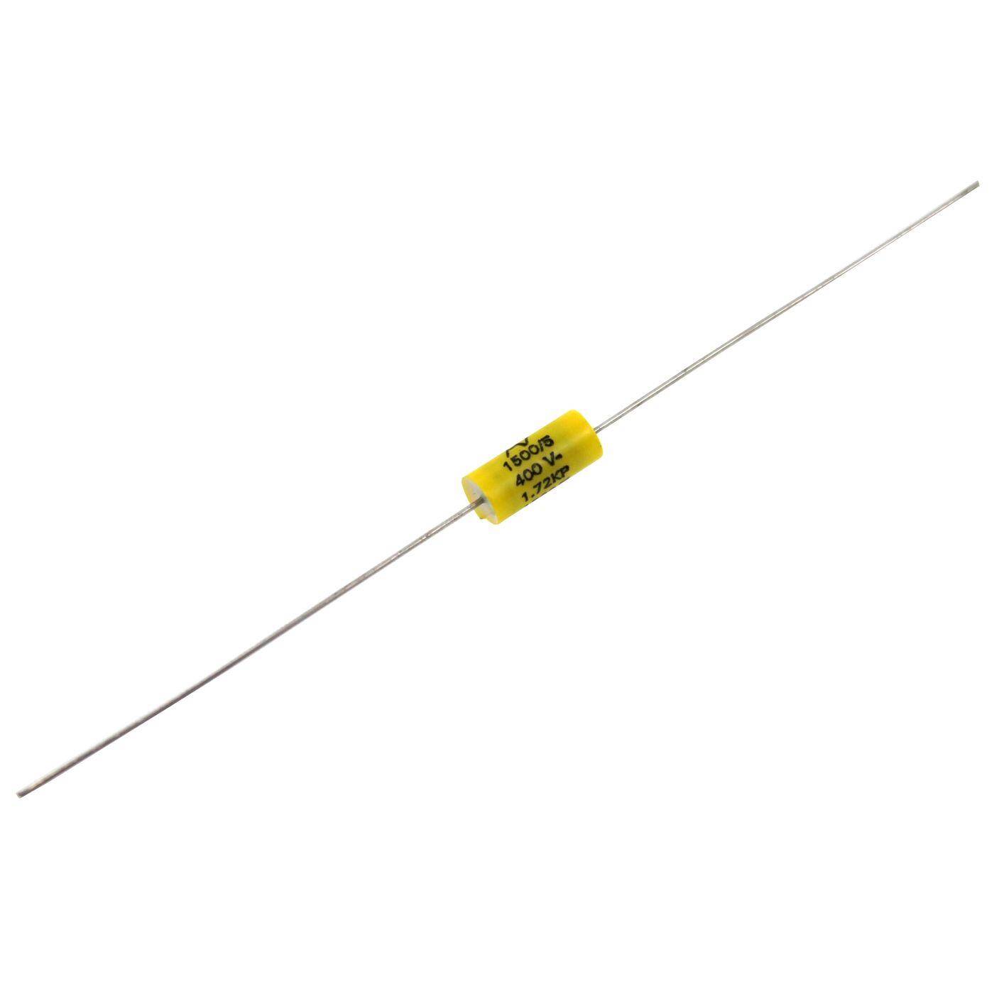 Arcotronics KP Folien Kondensator | 0,0015µF 400V DC I 2-Pin Anschluss I 2-Pin I 0,0015uF, 1,5nF I Kondensator für Frequenzweichen von Lautsprechern oder zur Entstörung von elektrischen Geräten