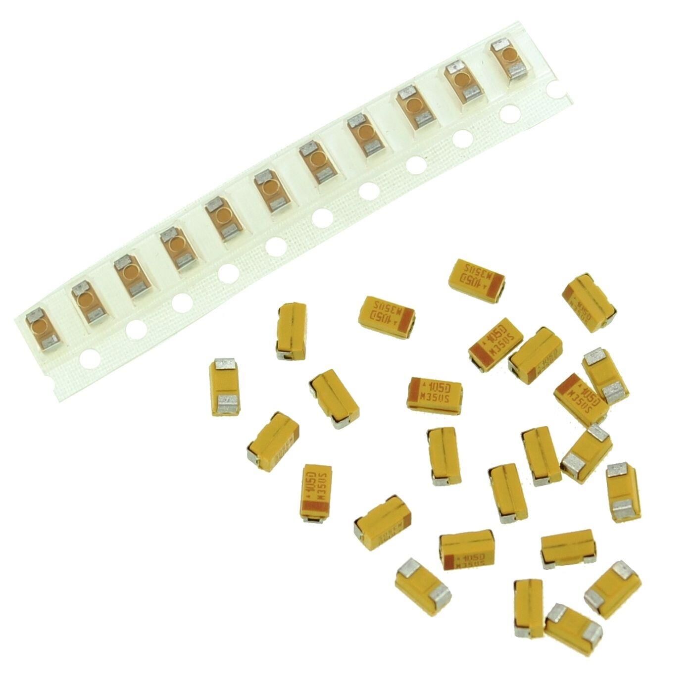 Tantal Kondensator SMD A 1µF 20V 125°C 3,2x1,6mm AVX TAJA105M020R 1uF