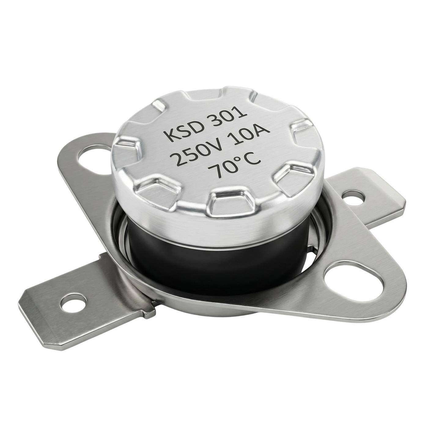 Thermoschalter 70°C Öffner 250V 10A Temperaturschalter Thermostat KSD301 Bimetall Thermoschutz