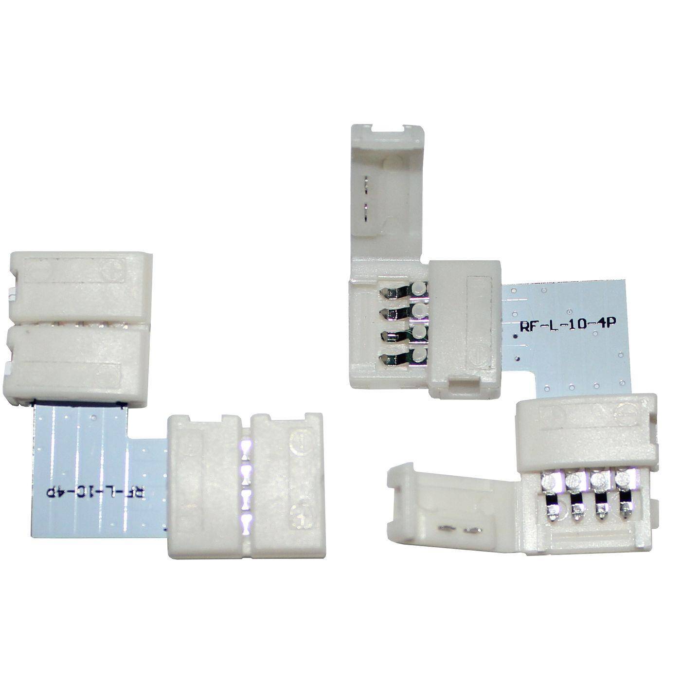 RGB LED Clip Eckverbinder für 10mm RGB LED Streifen 15x5mm 90° "L" Verbinder RGB LED Clip Eckverbinder für 10mm RGB LED Streifen 15x5mm 90° "L" Verbinder