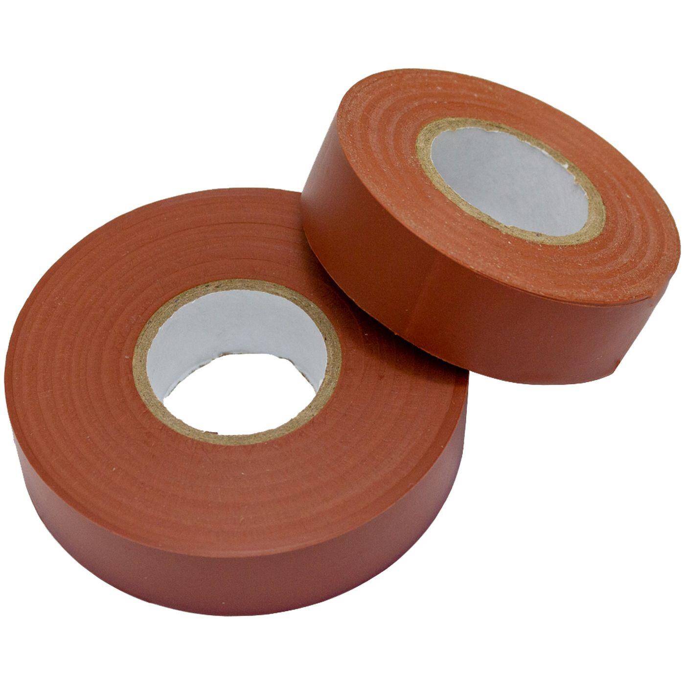Lumonic 1 Rolle PVC Isolierband 19mm x 20m Klebeband braun Isoband I Geeignet für Elektriker und Bastler I Isolierklebeband in verschiedenen Längen und Farben