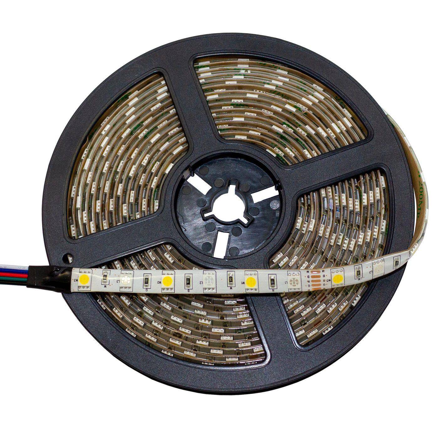 5m (500cm) RGBWW 3000K LED Streifen Band Leiste 12V IP65 300LEDs 60LED/m SMD5050