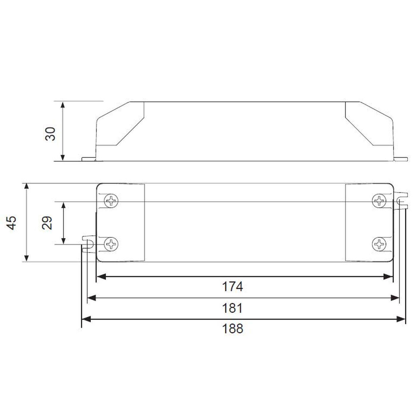 Self SLT60-24VLG-E 60W 24V 2,5A LED power supply