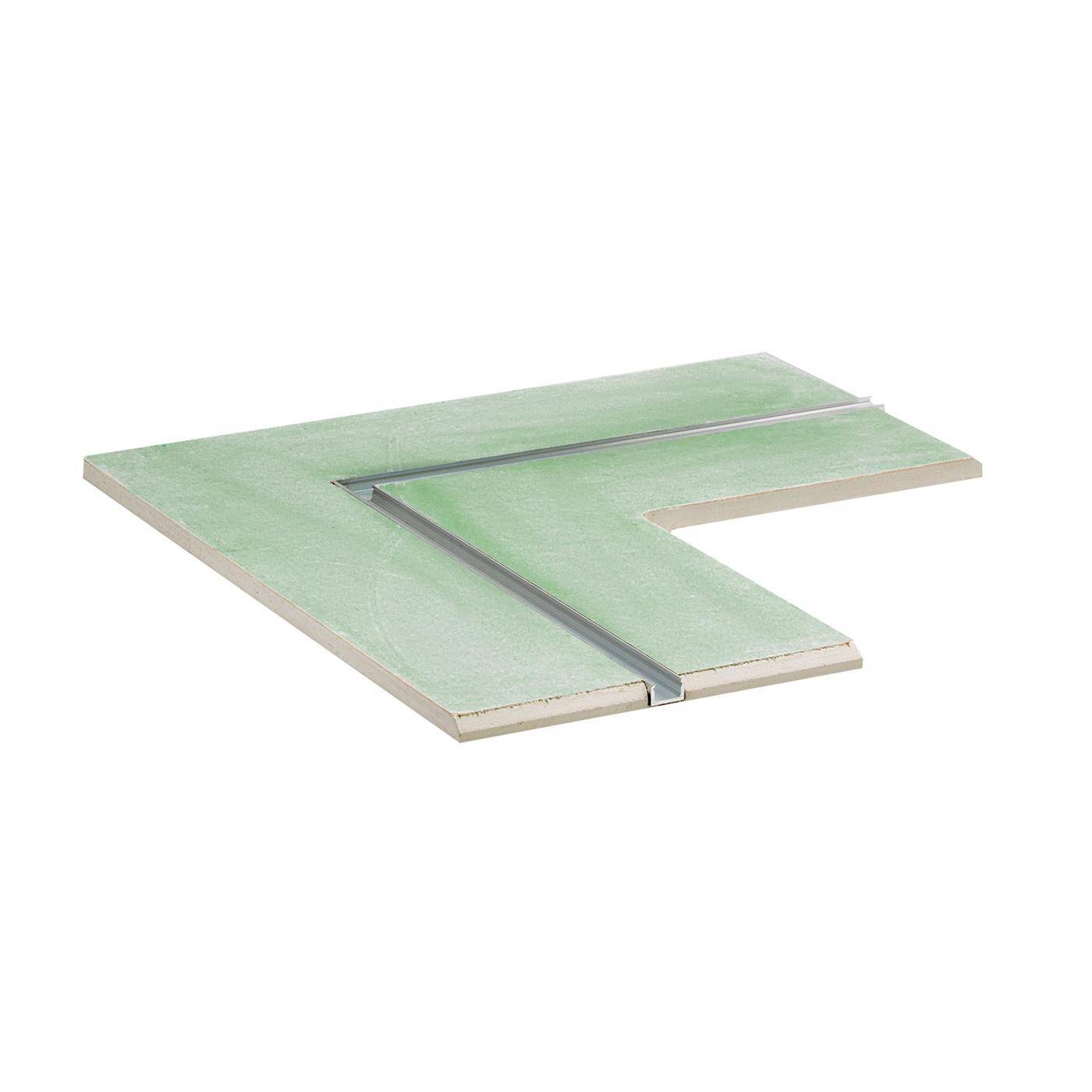 LED Trockenbau Paneel L-Form 1-läufig für 12mm Streifen LED Trockenbau Paneel L-Form 1-läufig für 12mm Streifen