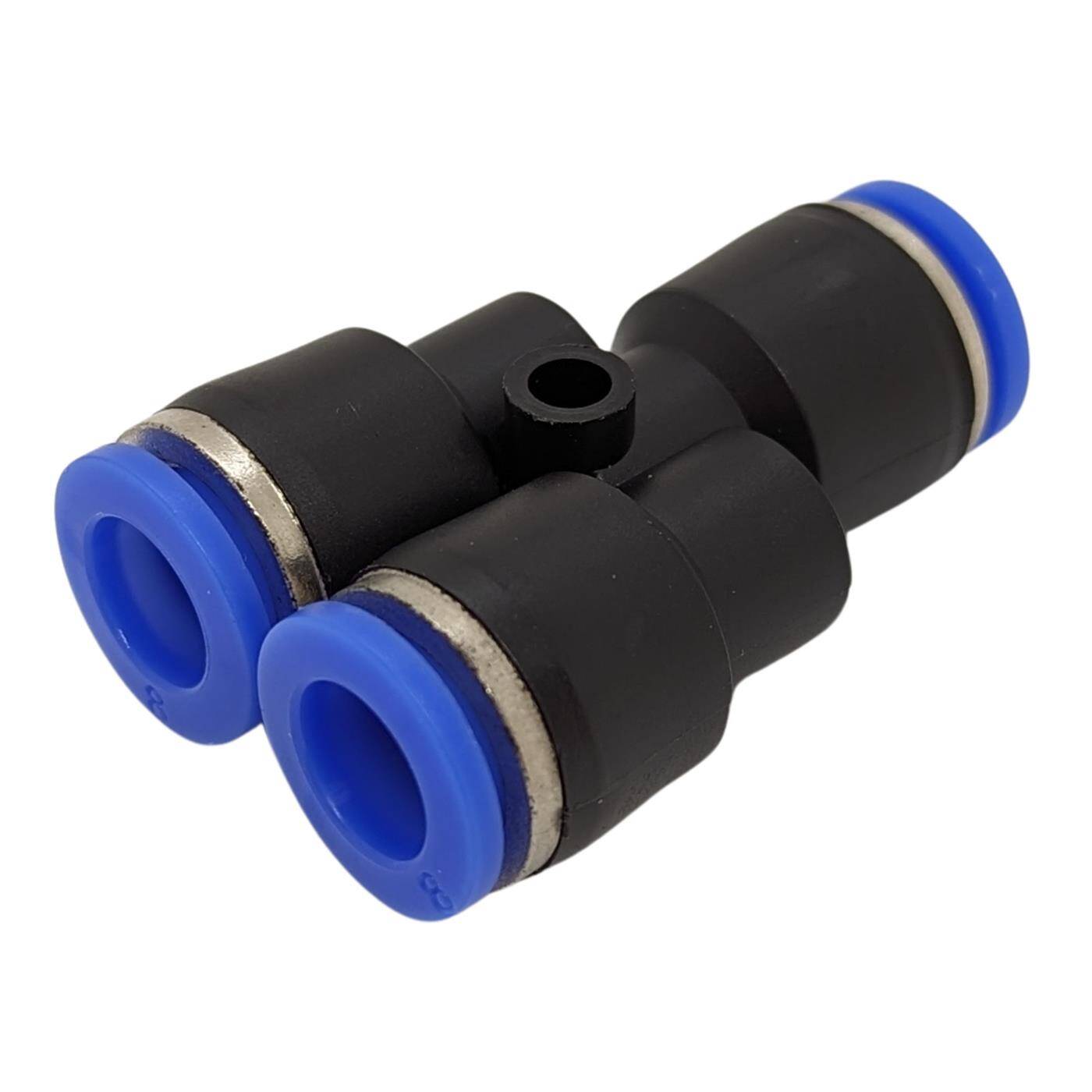 PU Schlauch Y-Steckverbinder 8mm Y-Stück Push-in pneumatischer Steckverbinder Y-Verteiler Druckluft & Automatisierung PU Schlauch Y-Steckverbinder 8mm Y-Stück Push-in pneumatischer Steckverbinder Y-Verteiler Druckluft & Automatisierung