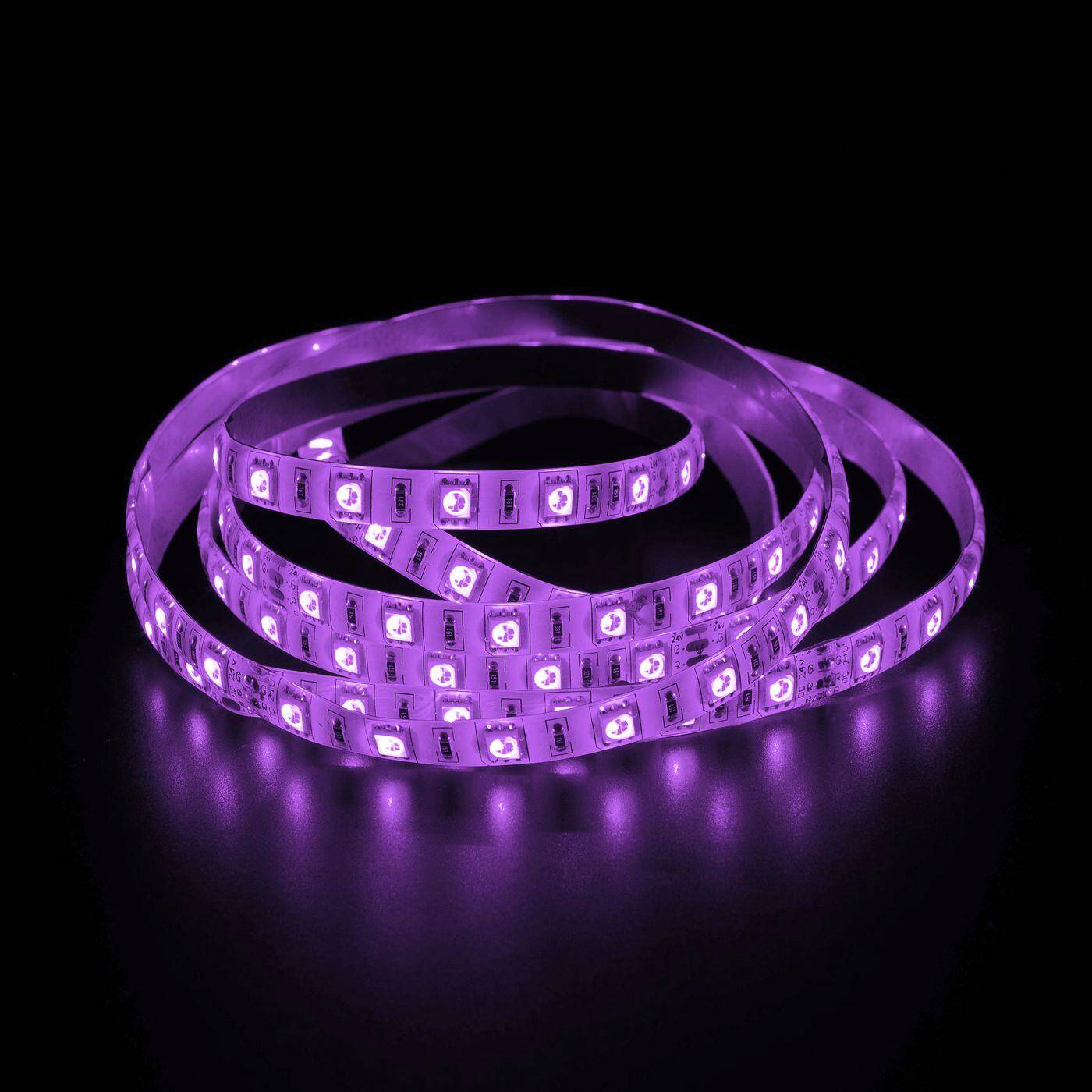 Lumonic LED Strip 5m RGB LED Leiste 24V IP65 300LEDs 60 LED/m SMD5050 I farbwechsel LED Streifen I LED Stripe 500cm, LED Band, LED Lichtband