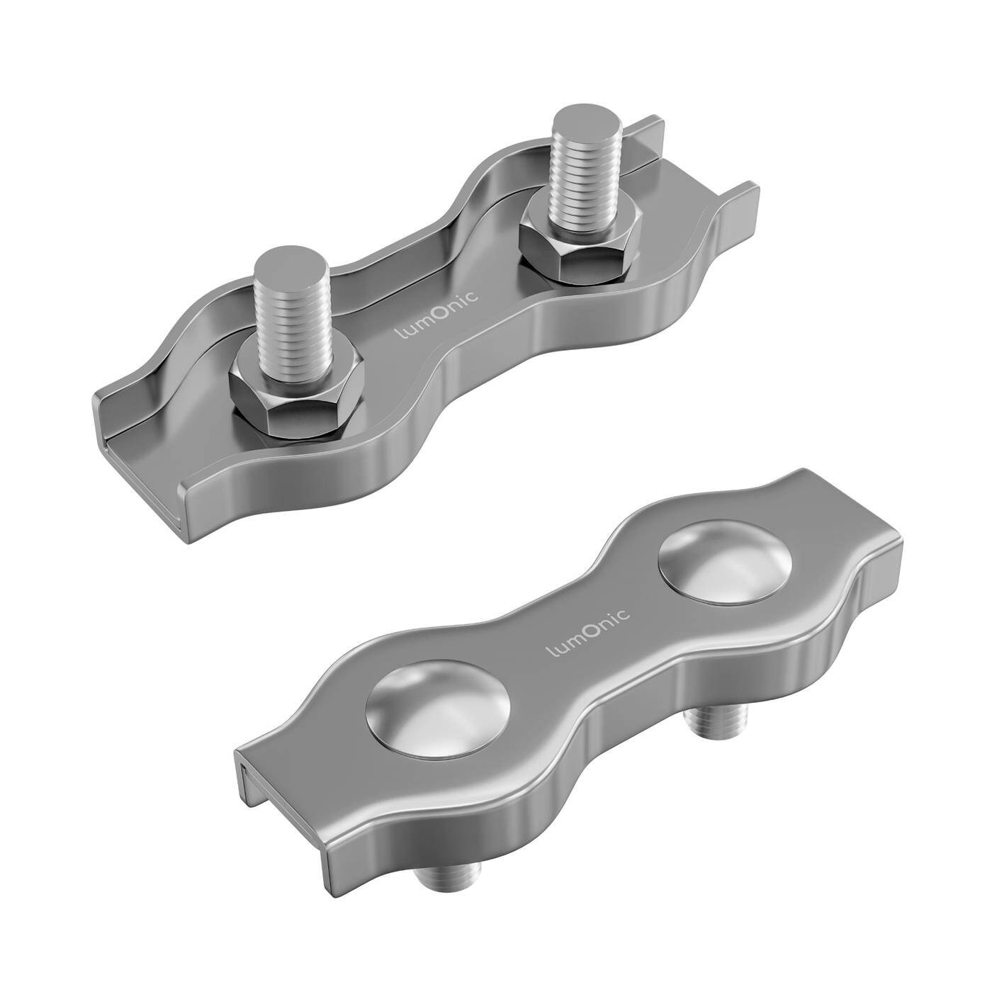 Drahtseilklemme Duplex Edelstahl V2A 304 3mm Seilklemme Drahtklemme Drahtseilklemme Duplex Edelstahl V2A 304 3mm Seilklemme Drahtklemme