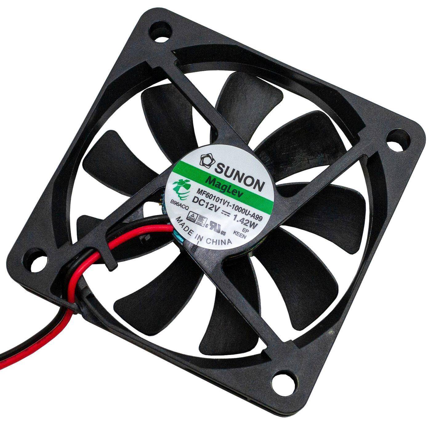 Fan 12V DC 1,3W 60x60x10mm 27,7m³/h 4000U/Min 27,7m³/h Sunon MF60101V11000UA99