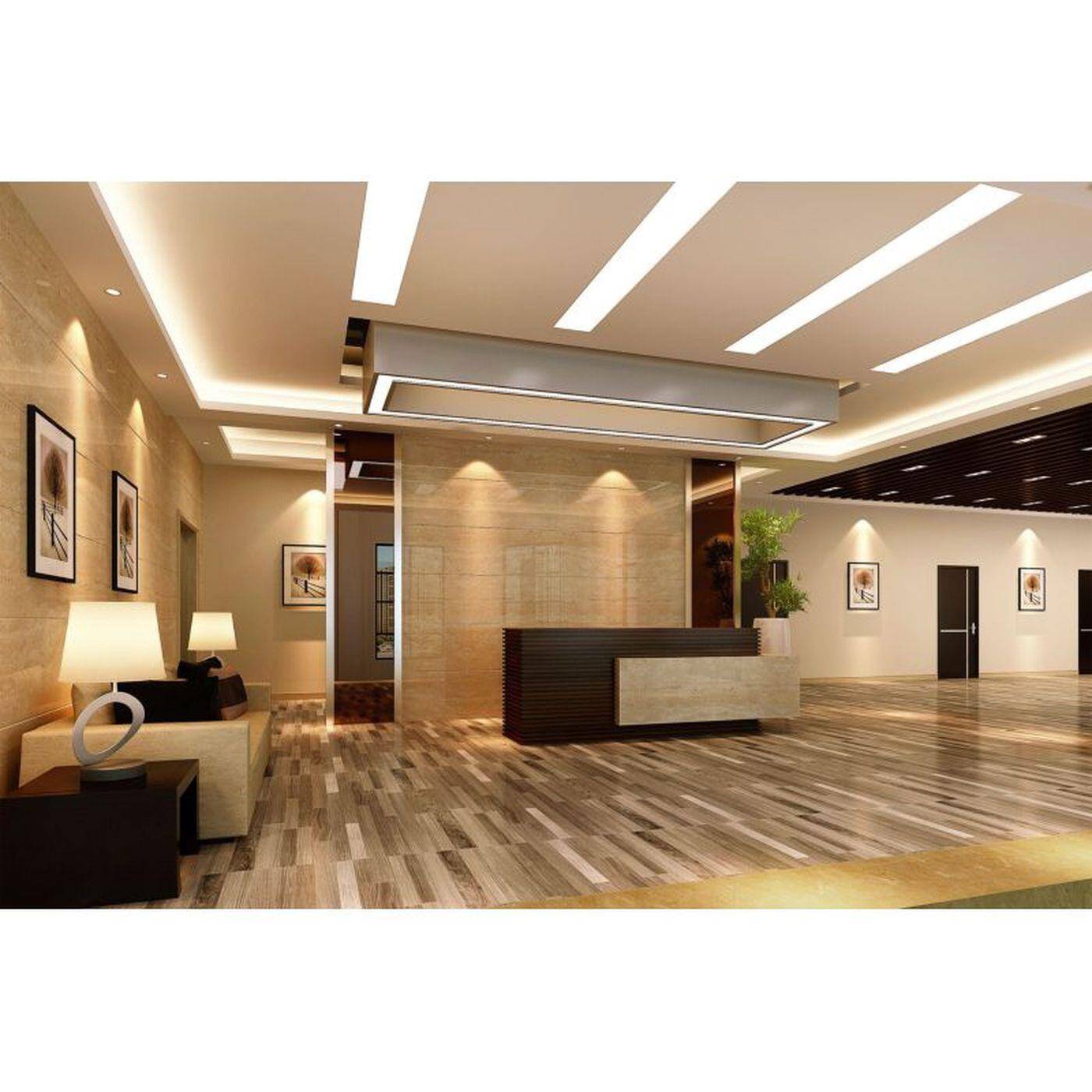 2m LED Drywall profile ADD for cove lighting 80mm Viewing leg Steel Zinc sheet