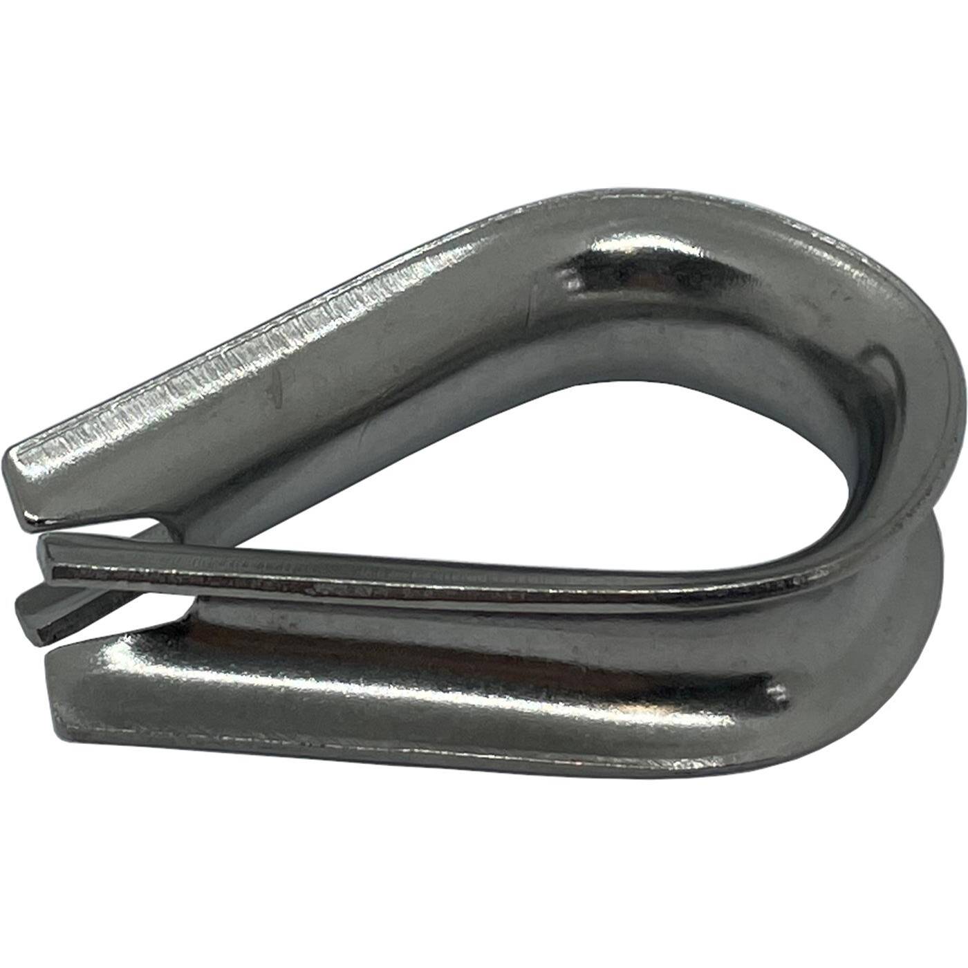 Drahtseil Kausche  Edelstahl V4A 316 4mm  rostfrei Seilkausche