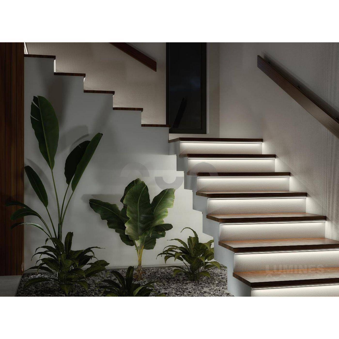 1m LED profile H Silver 17x17mm Aluminium 30° 60° Corner profile for 12mm LED strips