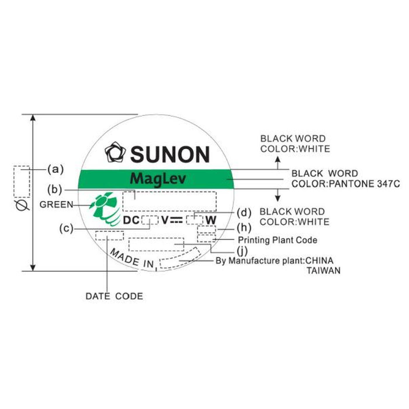 Fan 5V DC 0,8W 17x17x8mm 1,5m³/h 20000U/Min 1,5m³/h Sunon MF17080V11000UA99