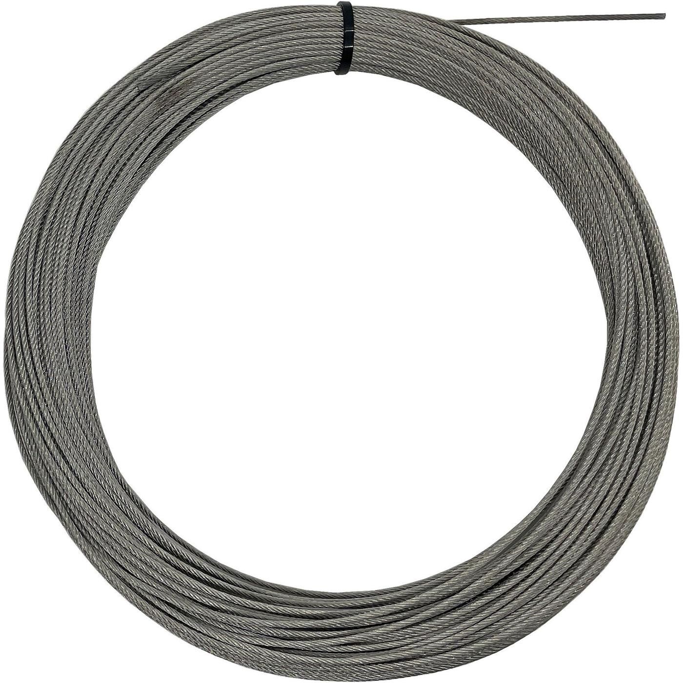 Drahtseil 50m Edelstahl V4A 316 1,5mm 7x19 Seile rostfrei für Ranksysteme