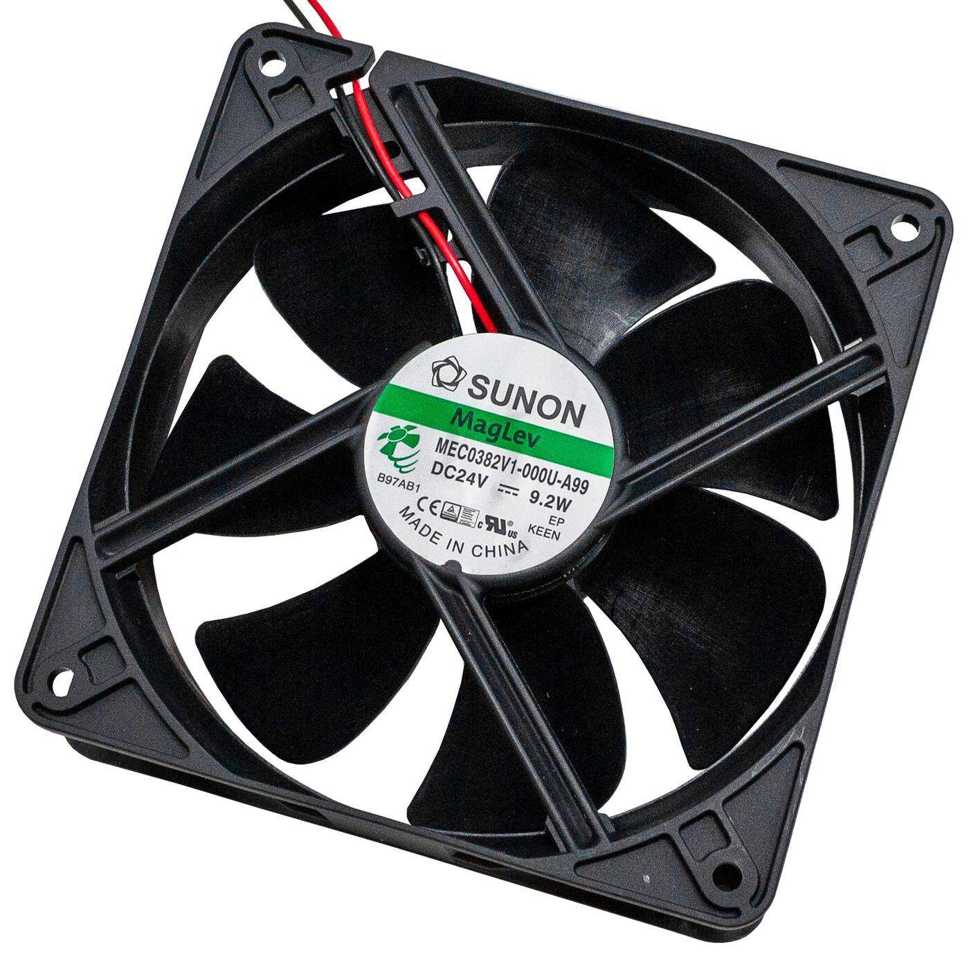 Lüfter 24V DC 10W 120x120x38mm 234,4m³/h 3100U/Min 234,4m³/h Sunon MEC0382V1-A99