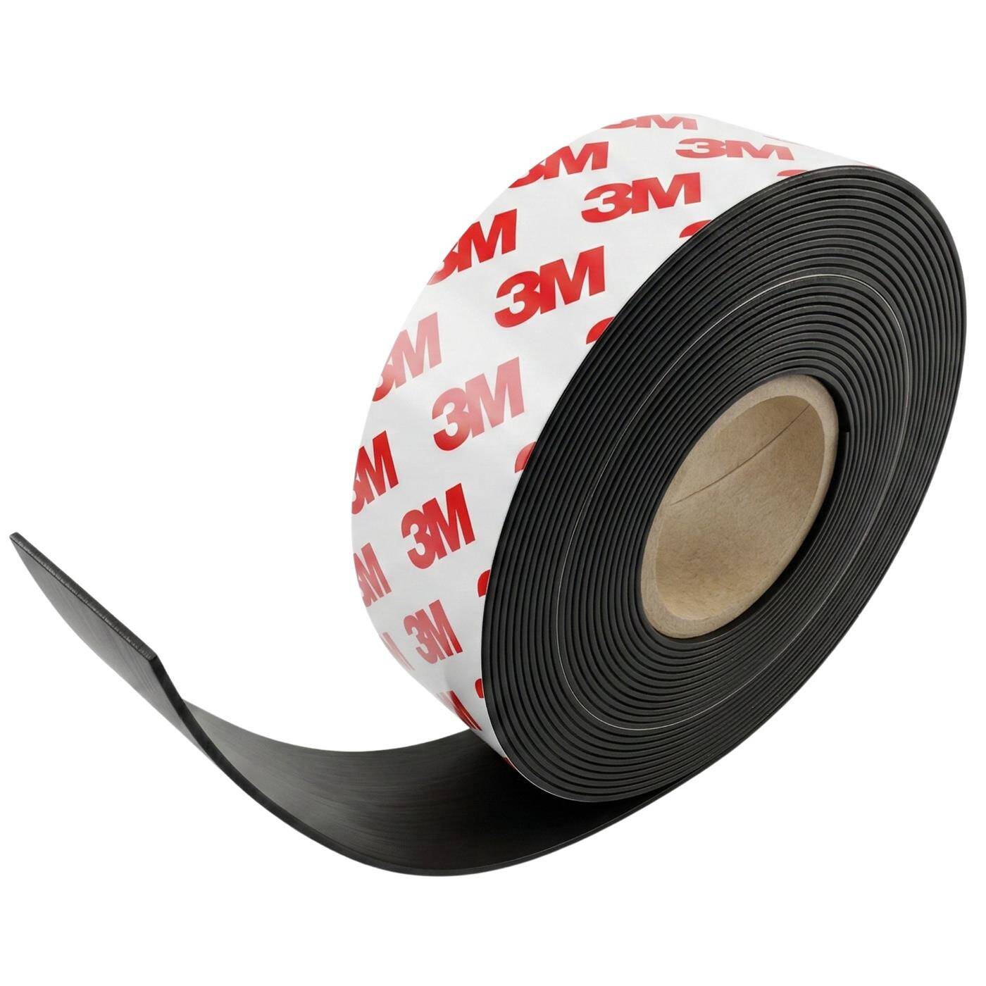 Lumonic 5m Magnetic tape | 30x2mm | Flexible, self-adhesive, can be cut to size, without drilling | Fly screen, school and blackboard