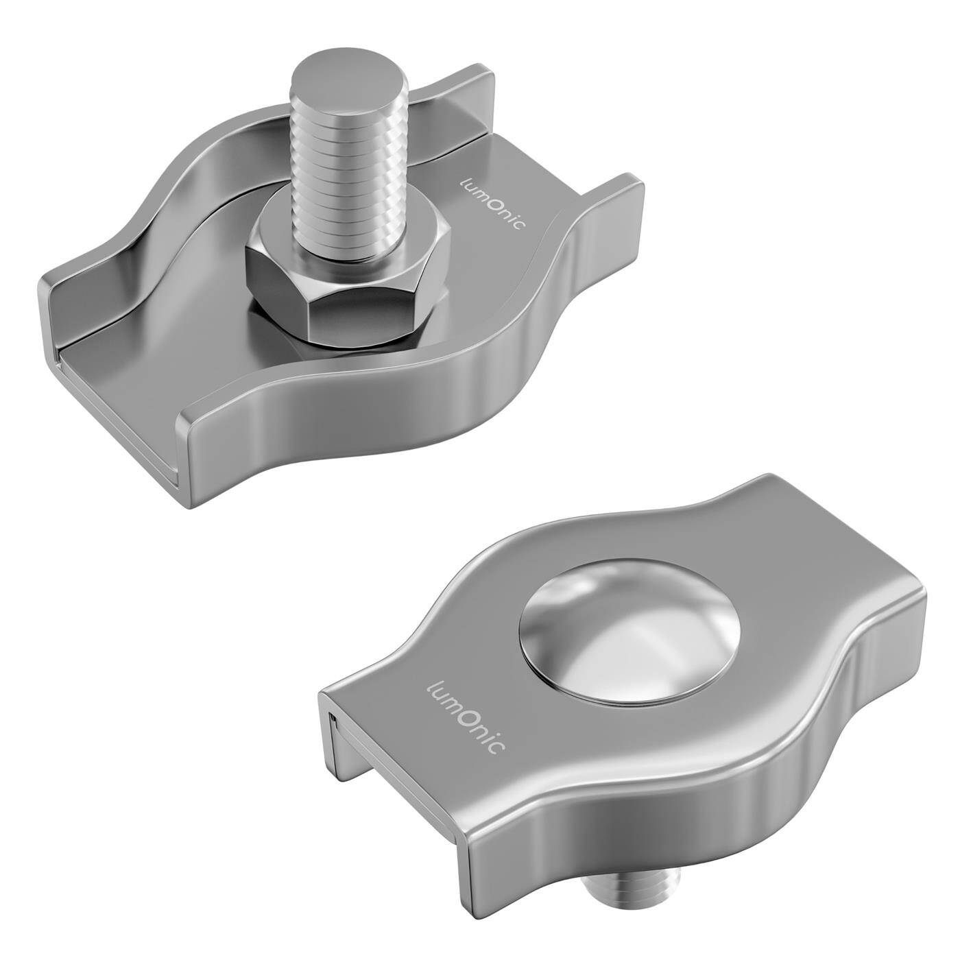 Drahtseilklemme Simplex Edelstahl V2A 304 8mm Seilklemme Drahtklemme