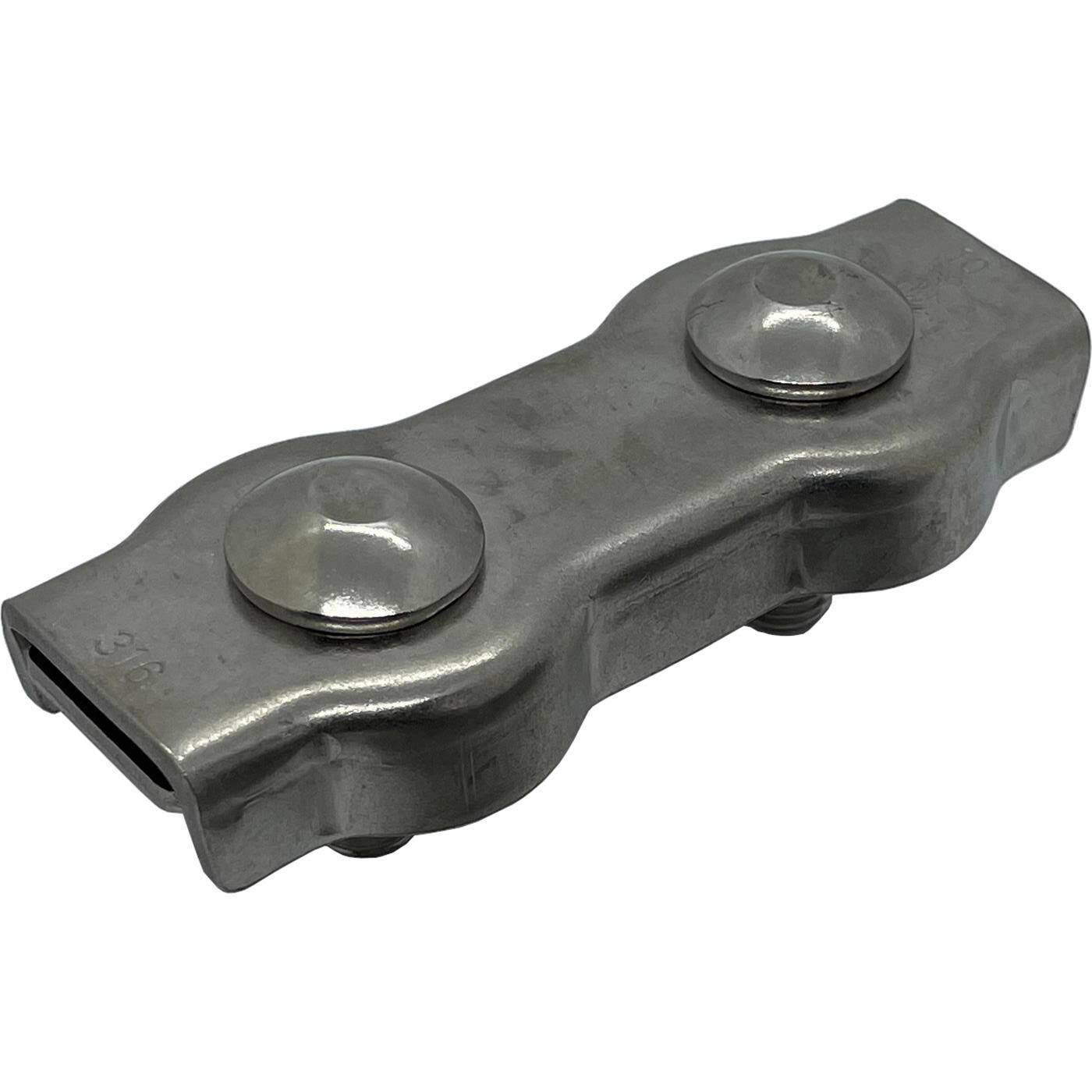 Drahtseilklemme Duplex Edelstahl V2A 304 8mm Seilklemme Drahtklemme