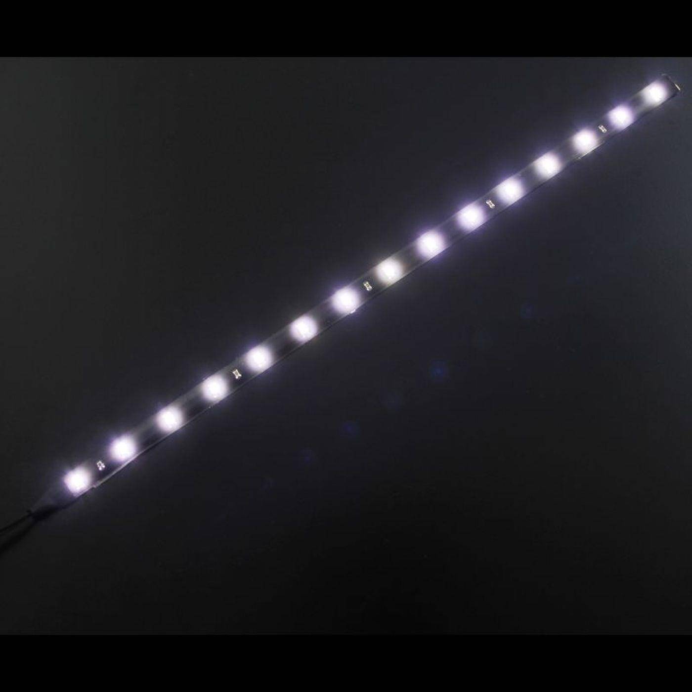 0,3m (30cm) LED Streifen Band Leiste 24V Kalt Weiß 6000K IP65 18LEDs 60LED/m SMD2835