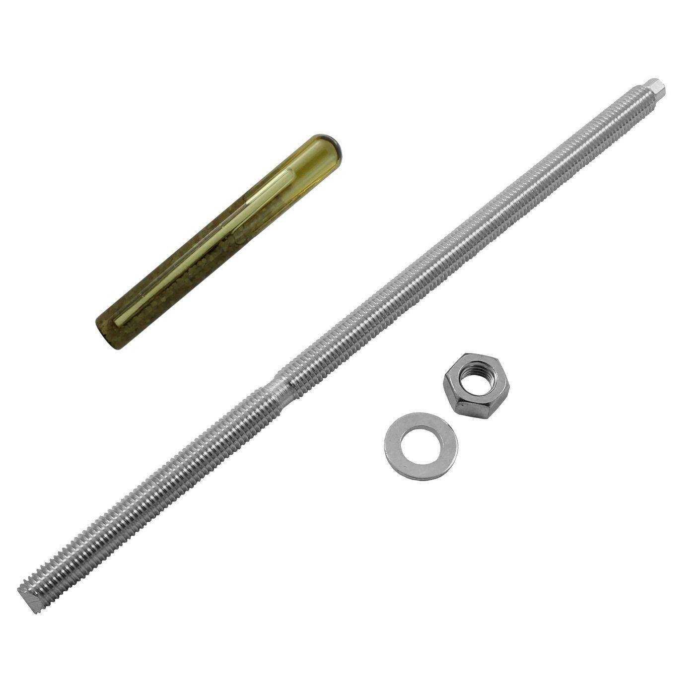M12 x 300mm Ankerstange Edelstahl A4 Metalldübel Schwerlastdübel + Verbundankerpatrone M12 x 300mm Ankerstange Edelstahl A4 Metalldübel Schwerlastdübel + Verbundankerpatrone