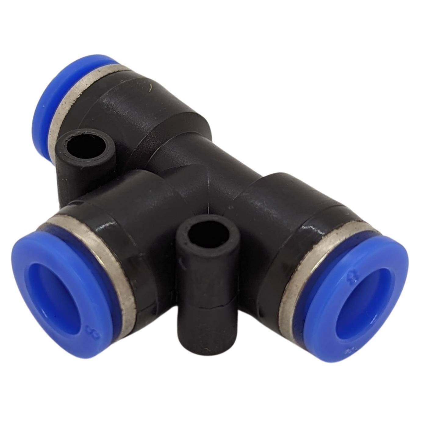 PU Schlauch T-Steckverbinder 8mm T-Stück Push-in pneumatischer Steckverbinder T-Verteiler Druckluft & Automatisierung PU Schlauch T-Steckverbinder 8mm T-Stück Push-in pneumatischer Steckverbinder T-Verteiler Druckluft & Automatisierung