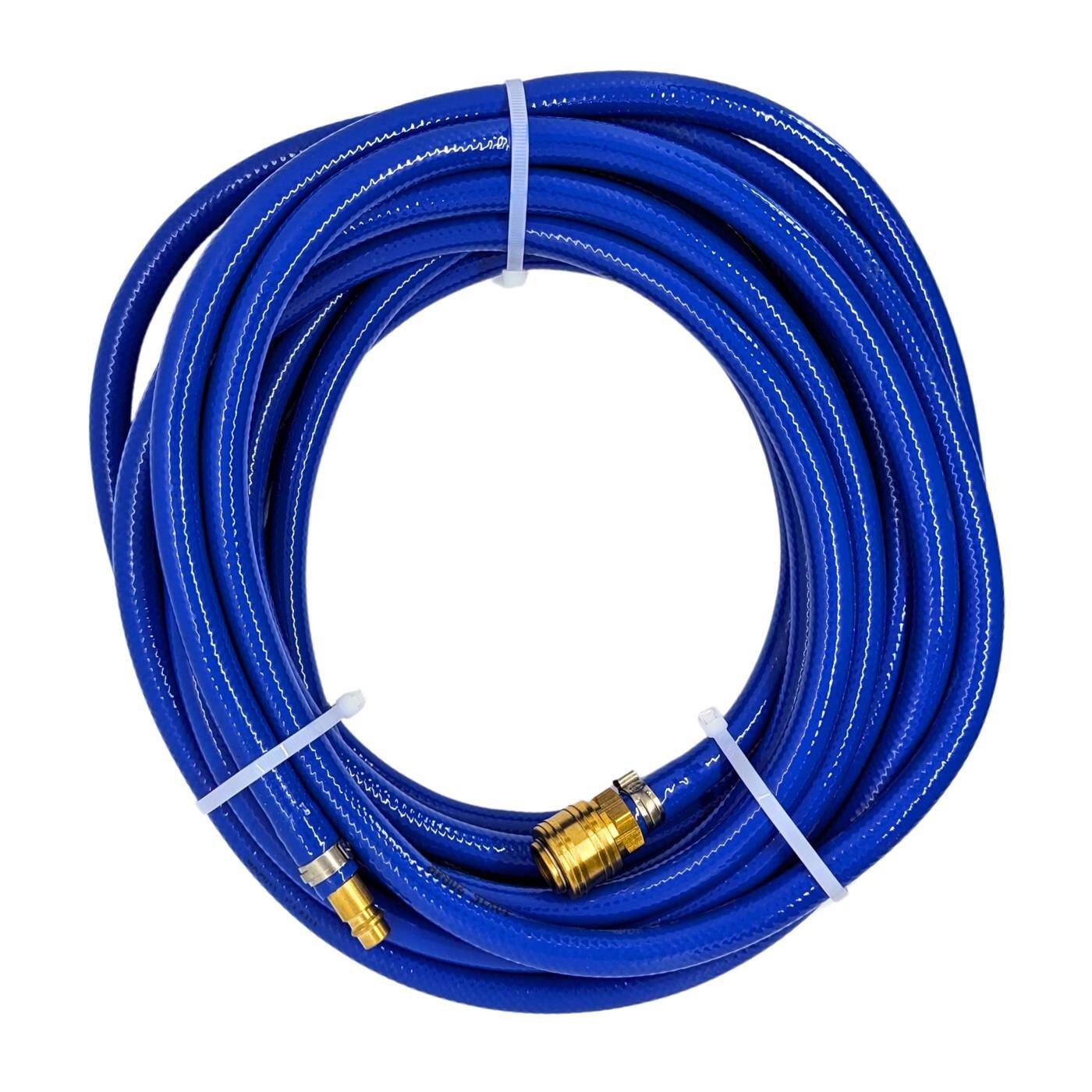 10m Druckluftschlauch mit Schnellkupplung 9mm PVC Druckluftverlängerung Dose & Stecker fertig konfektioniert flexibel, abriebfest und gewebeverstärkt