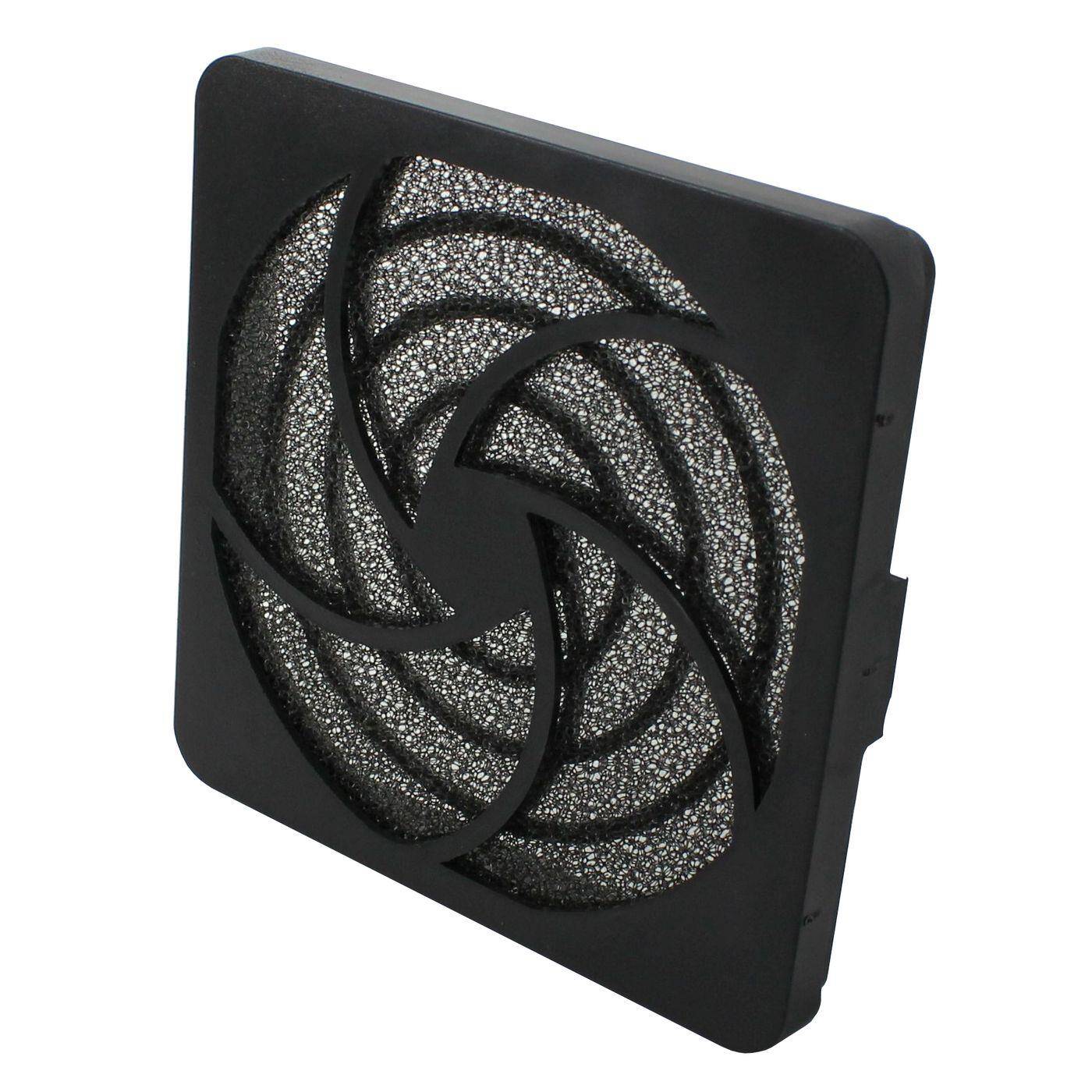 Fan grille + Dust filter 80x80mm 30ppi 3-part spin-on filter Fan grille + Dust filter 80x80mm 30ppi 3-part spin-on filter