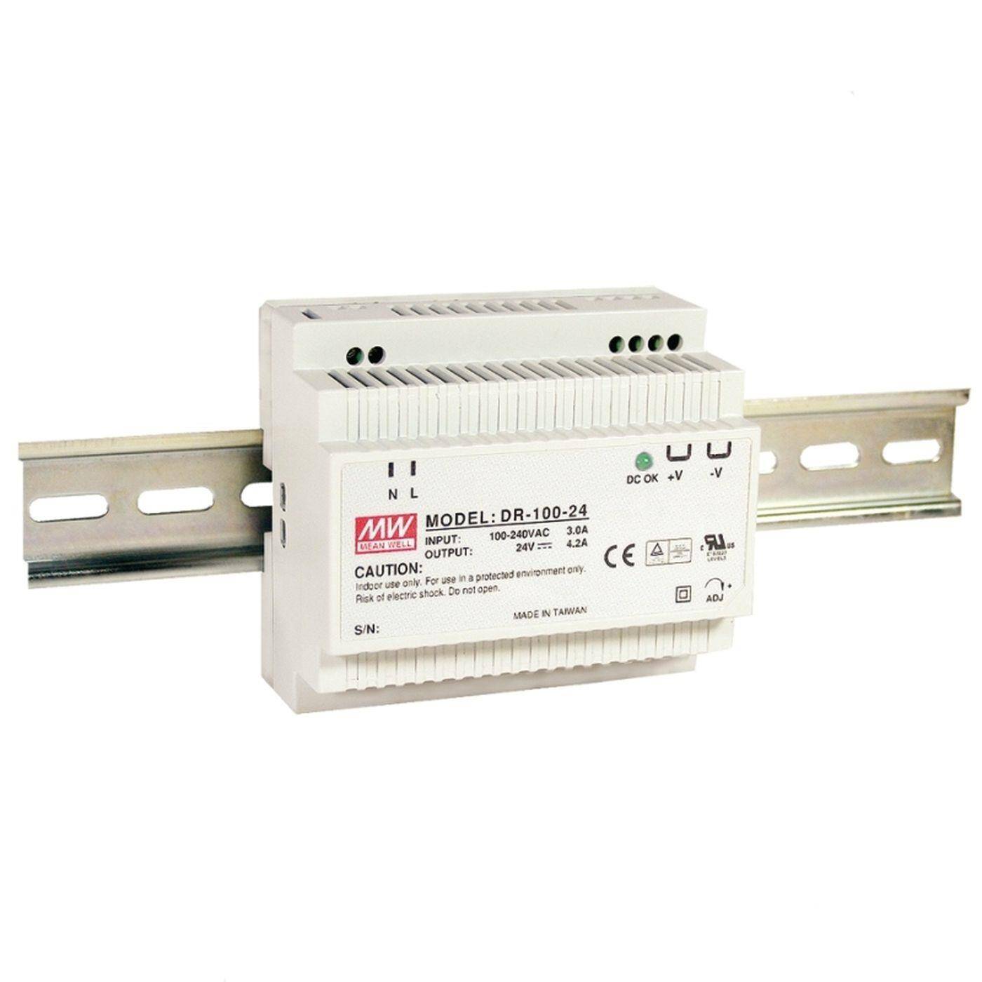 MEAN WELL DR-100-15 97,5W 15V 6,5A Din Rail power supply DIN-RAIL