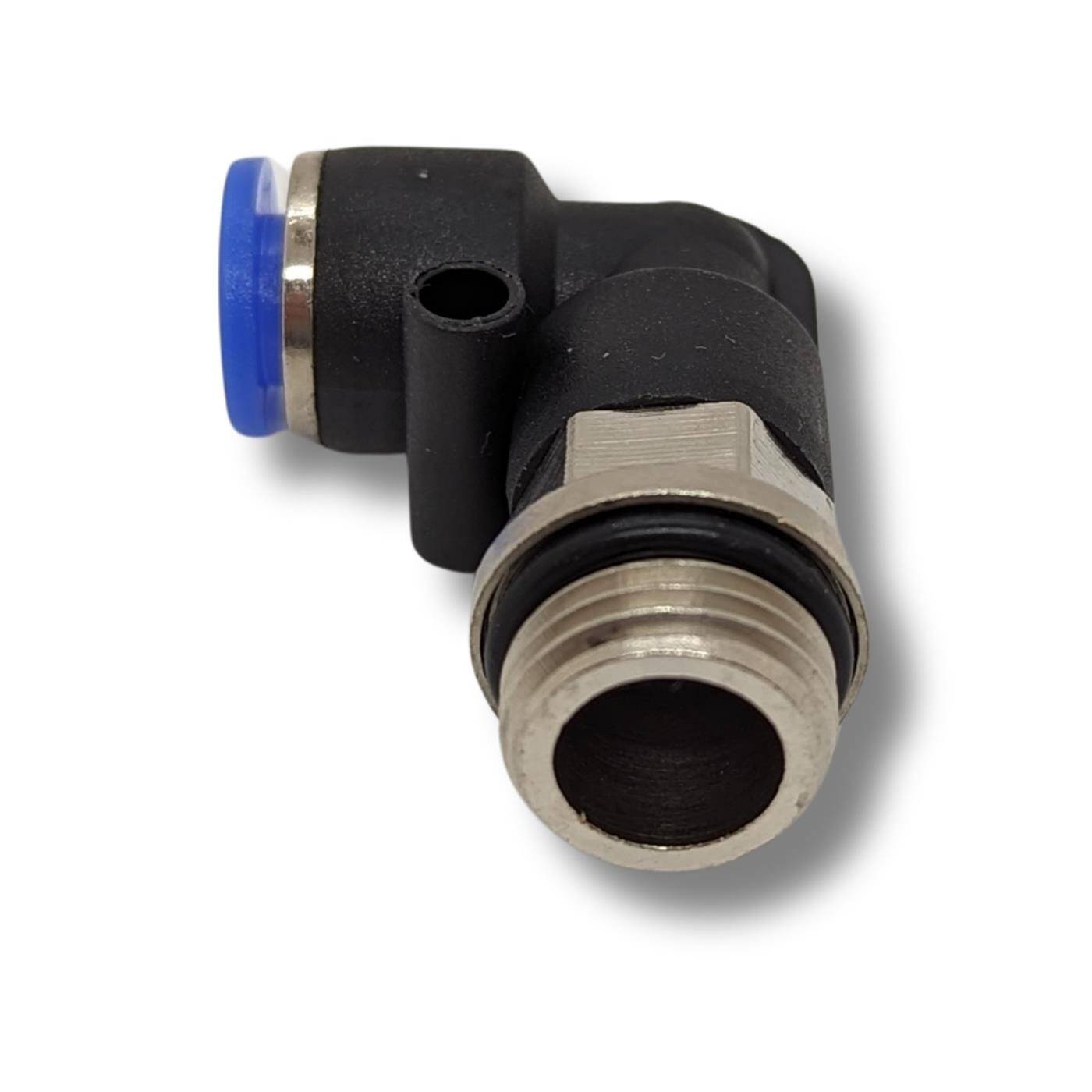 PU Schlauch 90° Steckverbinder Fitting mit Außengewinde I 6mm*1/4Zoll I Winkel-Verbinder I L-Steckverbinder I pneumatischer Steckverbinder I Fitting I Druckluft & Automatisierung