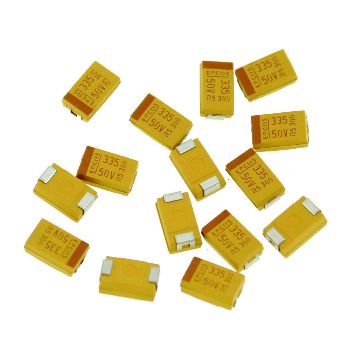 Tantal Kondensator SMD D 3,3µF 50V 125°C 7,3x4,3mm Kemet B45196E7335M409 3,3uF
