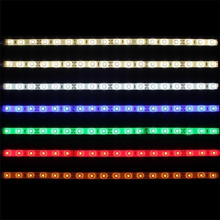 0,6m (60cm) LED Streifen Band Leiste 12V IP65 36LEDs 60LED/m SMD3528