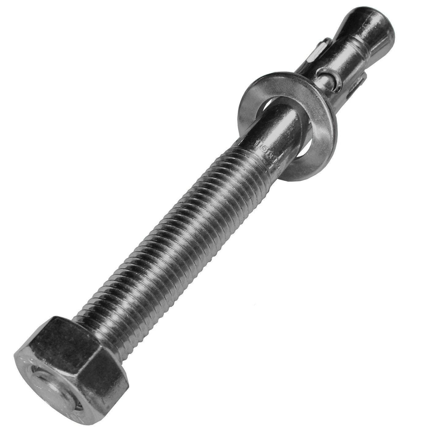 M16 x 145mm Schwerlastanker Edelstahl A4 Metalldübel Bolzenanker Blitzdübel