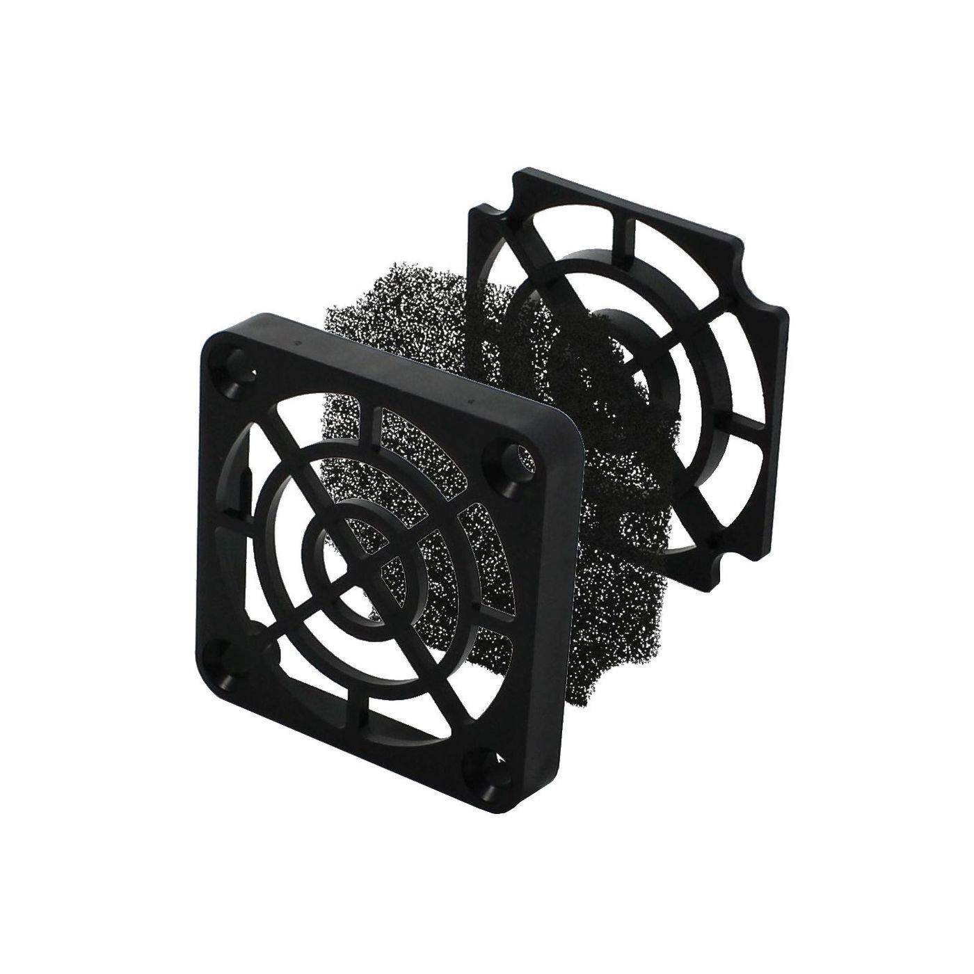 Lüftergitter + Staubfilter 40x40mm 45ppi 3-teilig Wechselfilter Lüftergitter + Staubfilter 40x40mm 45ppi 3-teilig Wechselfilter