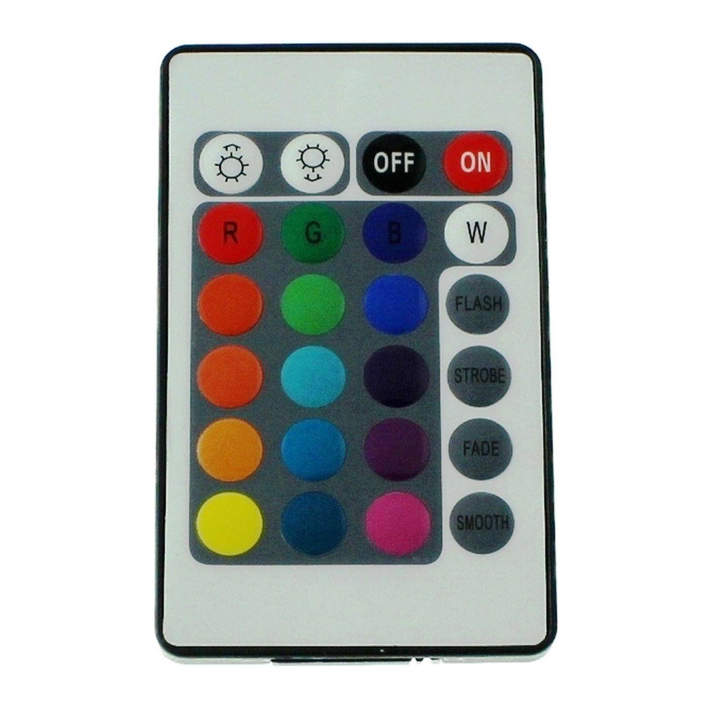 RGB LED 24Key Controller 12V 72W RGB; 4-Pin Plug + Play