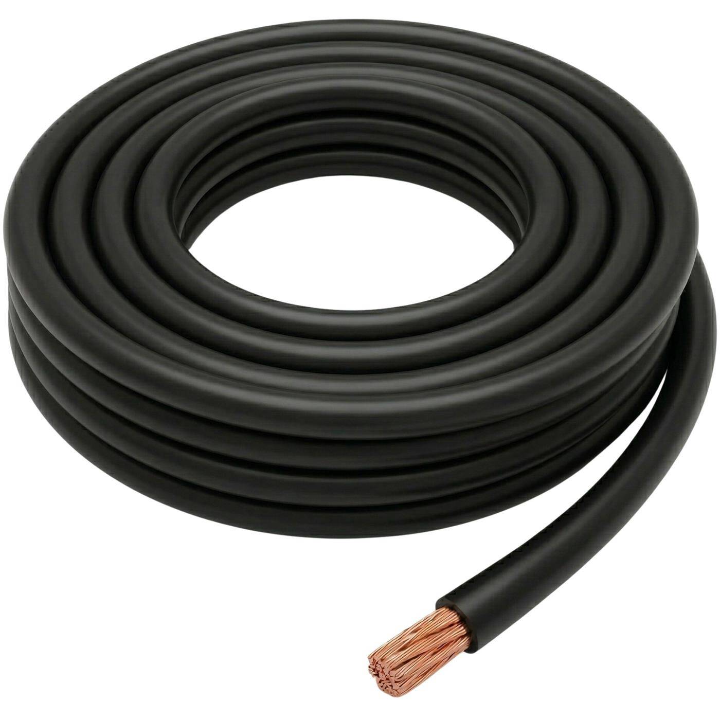 Lumonic 10m FLY Vehicle cable 16mm² Black | Single-core automotive stranded wire | Oil and fuel resistant, flame retardant | Low voltage