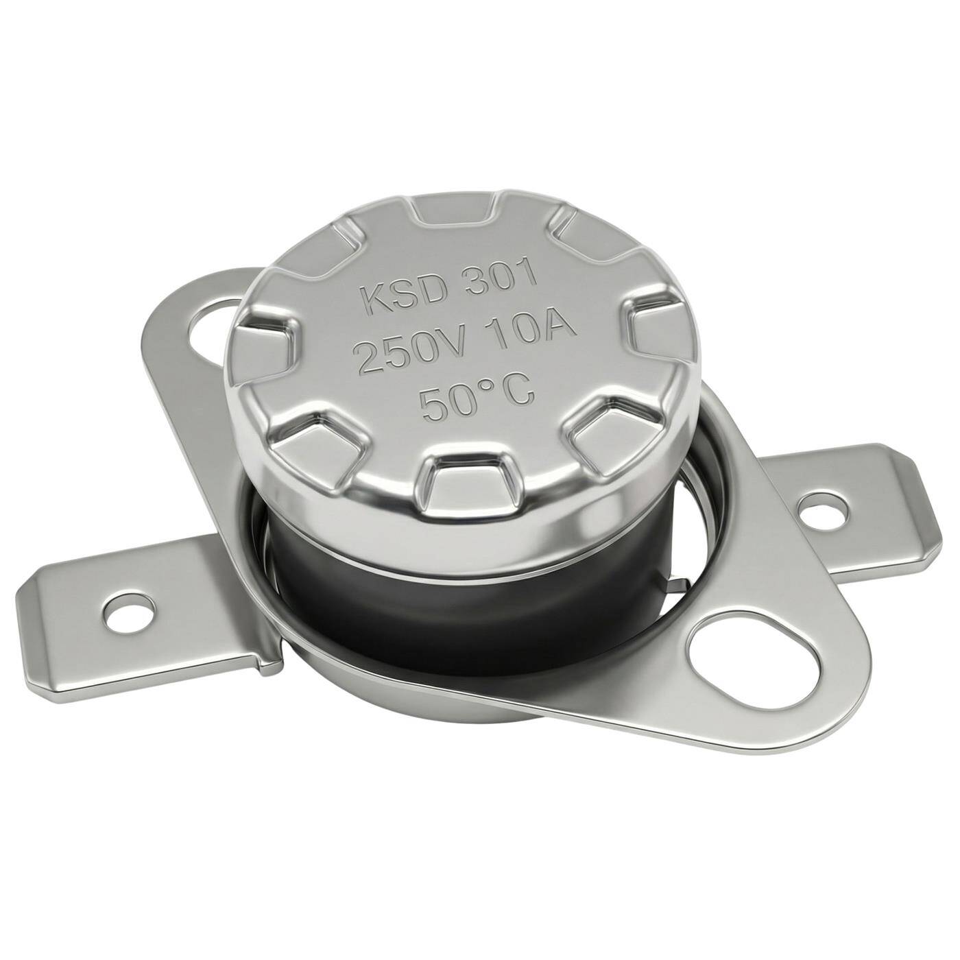 Thermal switch 50°C NC contact 250V 10A Temperature switch thermostat KSD301 Bimetal Thermal protection