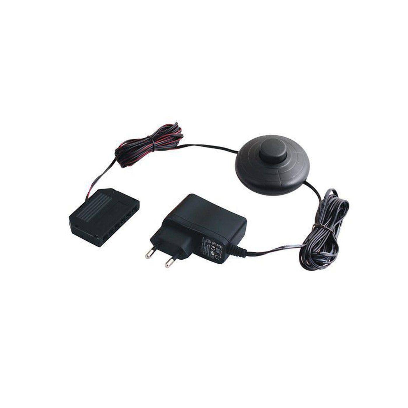 Power supply unit for LED Glass edge lighting 1,8W with foot switch