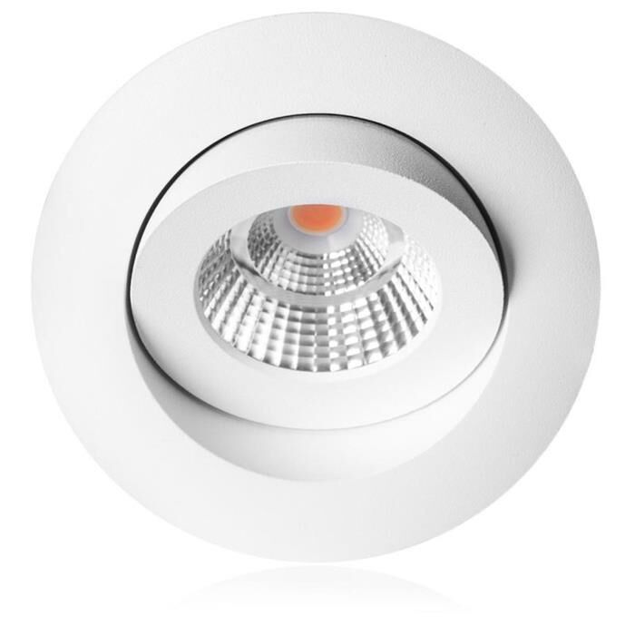 LED Deckeneinbau Lampe Rund QI Allround 360° 10W 520lm Warm-Weiß 3000K d88mm 36°