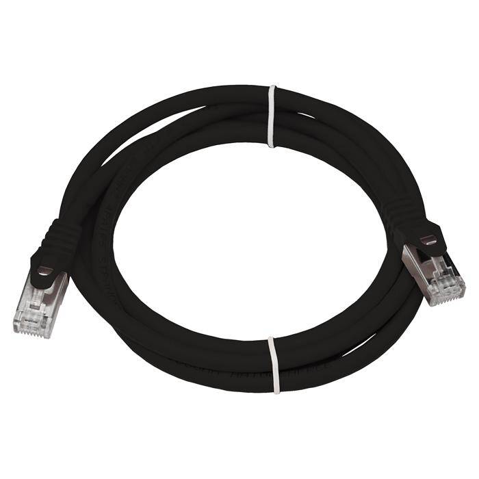 1,5m RJ-45 Netzwerkkabel Patchkabel CAT7 Schwarz S/FTP Ethernet DSL LAN CAT.7