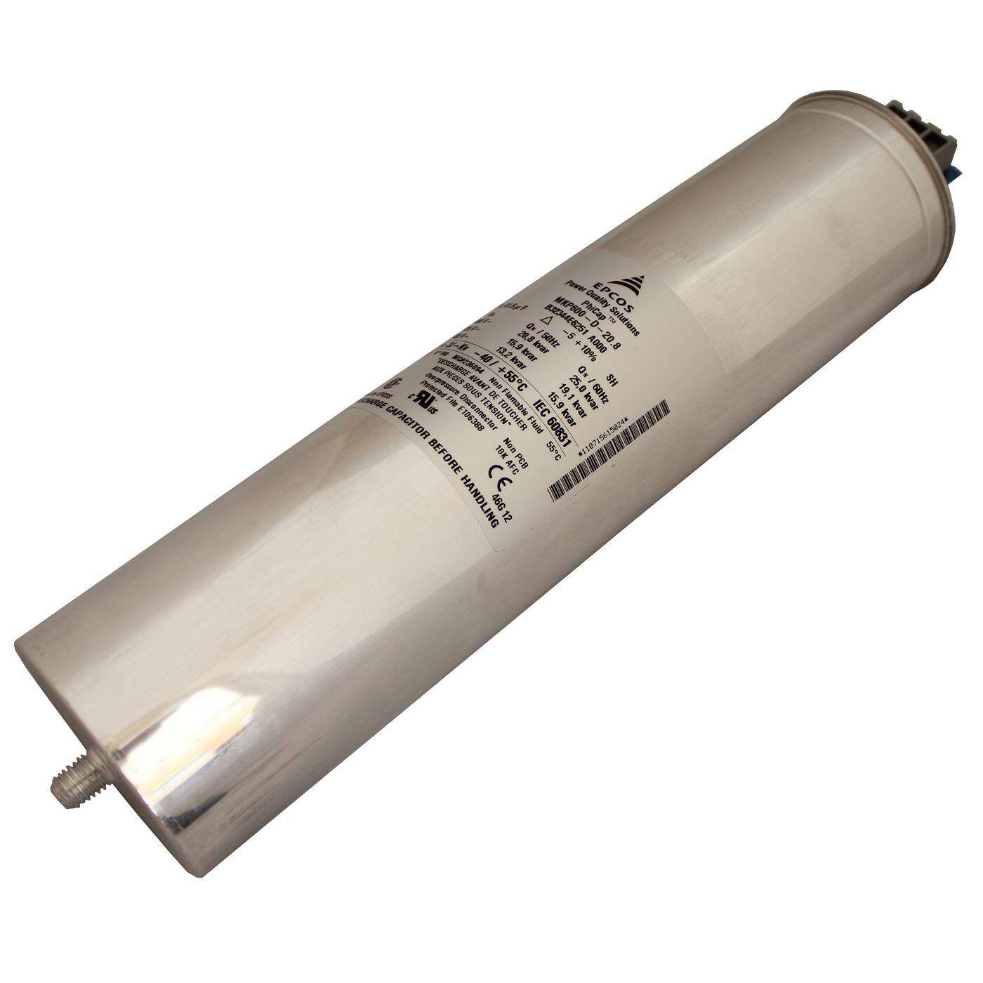 Reactive current capacitor 3 phases 3x 61,5µF 25kvar 600V Epcos B32344E6251A000