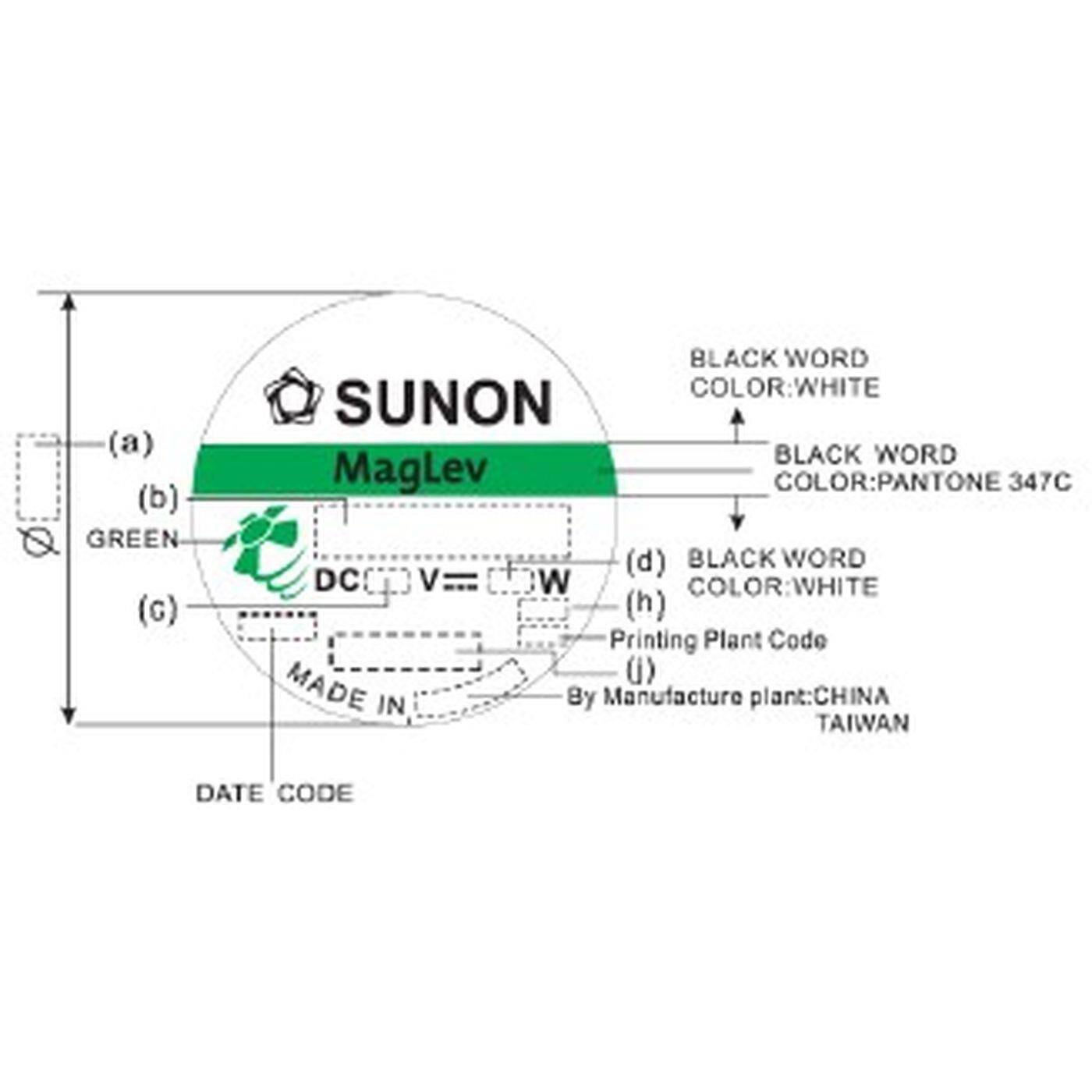Fan 5V DC 0,56W 30x30x6mm 8,3m³/h 9100U/Min 8,3m³/h Sunon MF30060V11000UA99