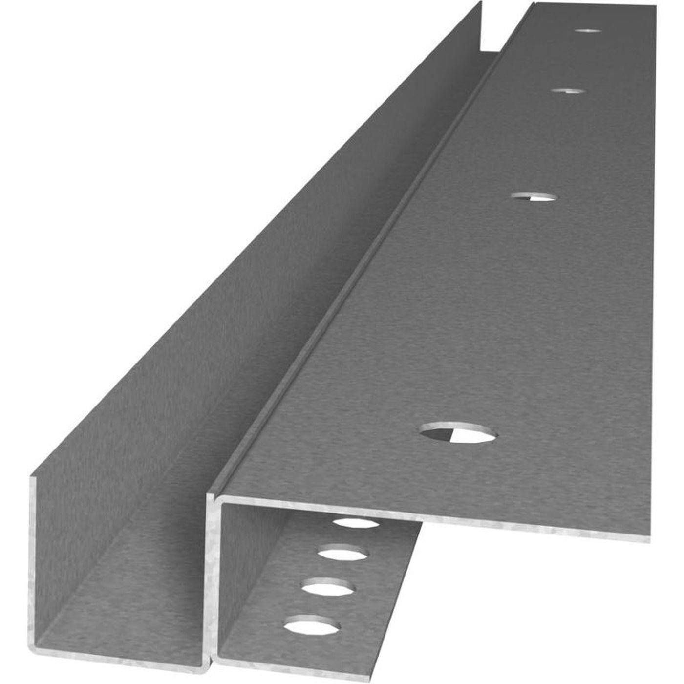 2m LED Drywall profile DSL for floating surfaces for Plasterboard Steel Zinc sheet