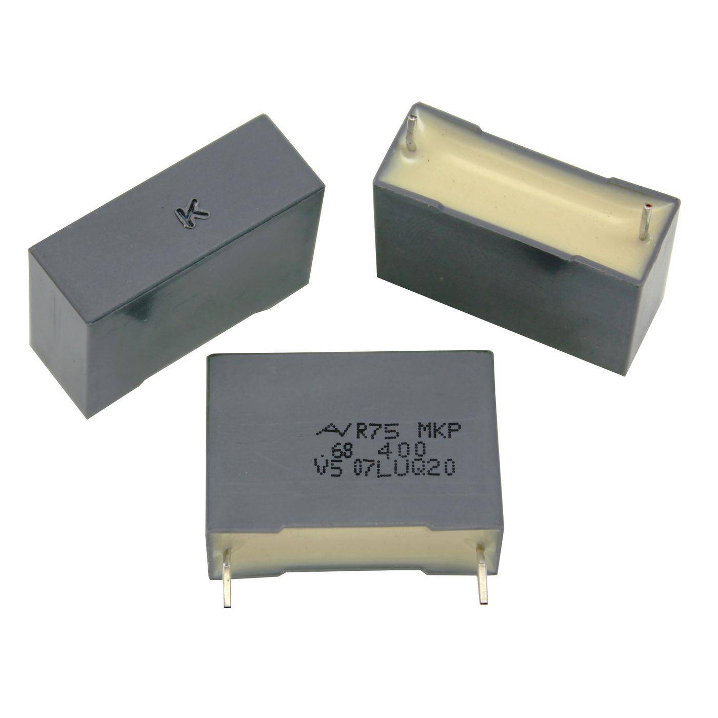 MKP Folien Kondensator Radial 0,68µF 400V DC Arcotronics R75MN3680AA30K 680nF