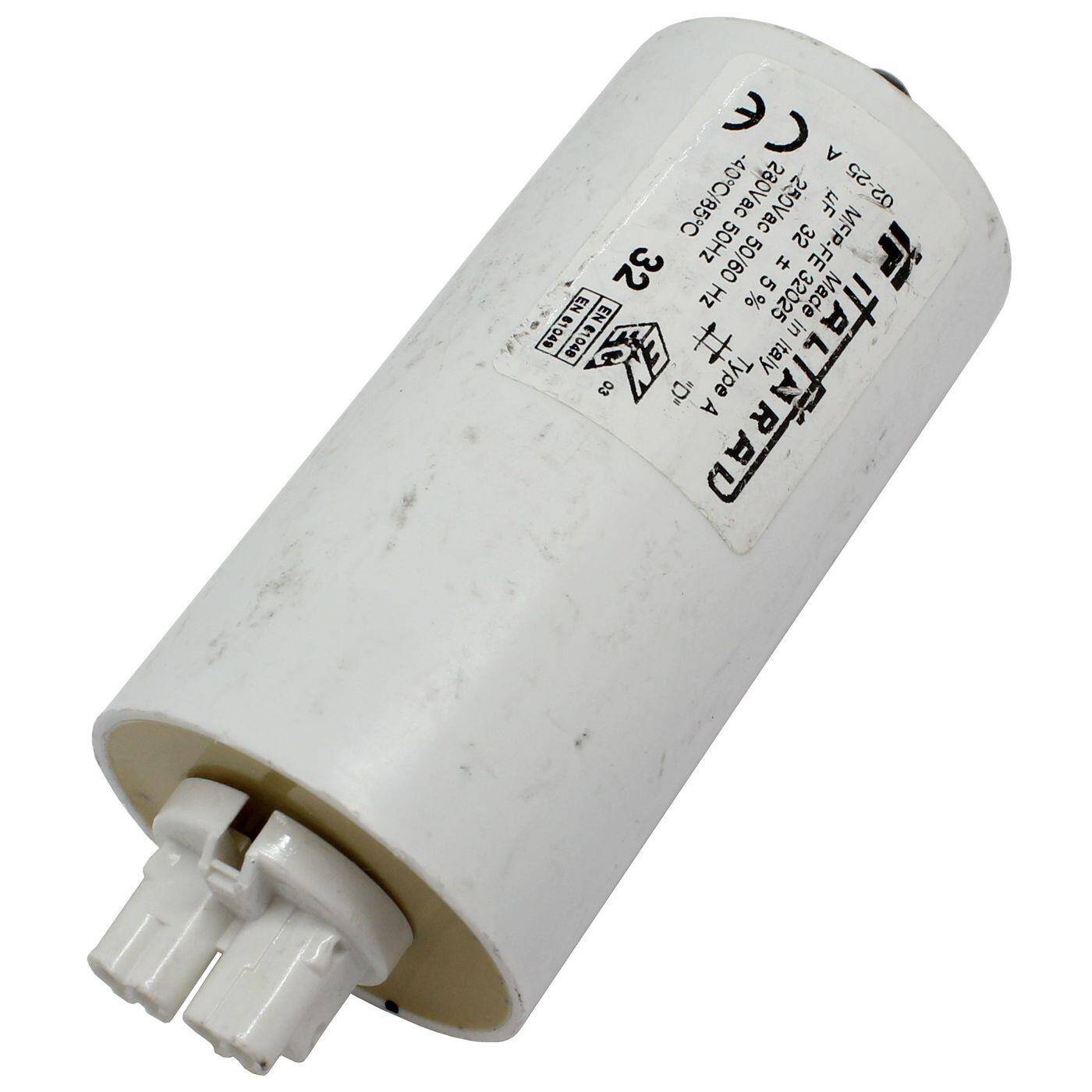 Capacitor 32µF 250V 40x93mm Push-In Italfarad 32uF