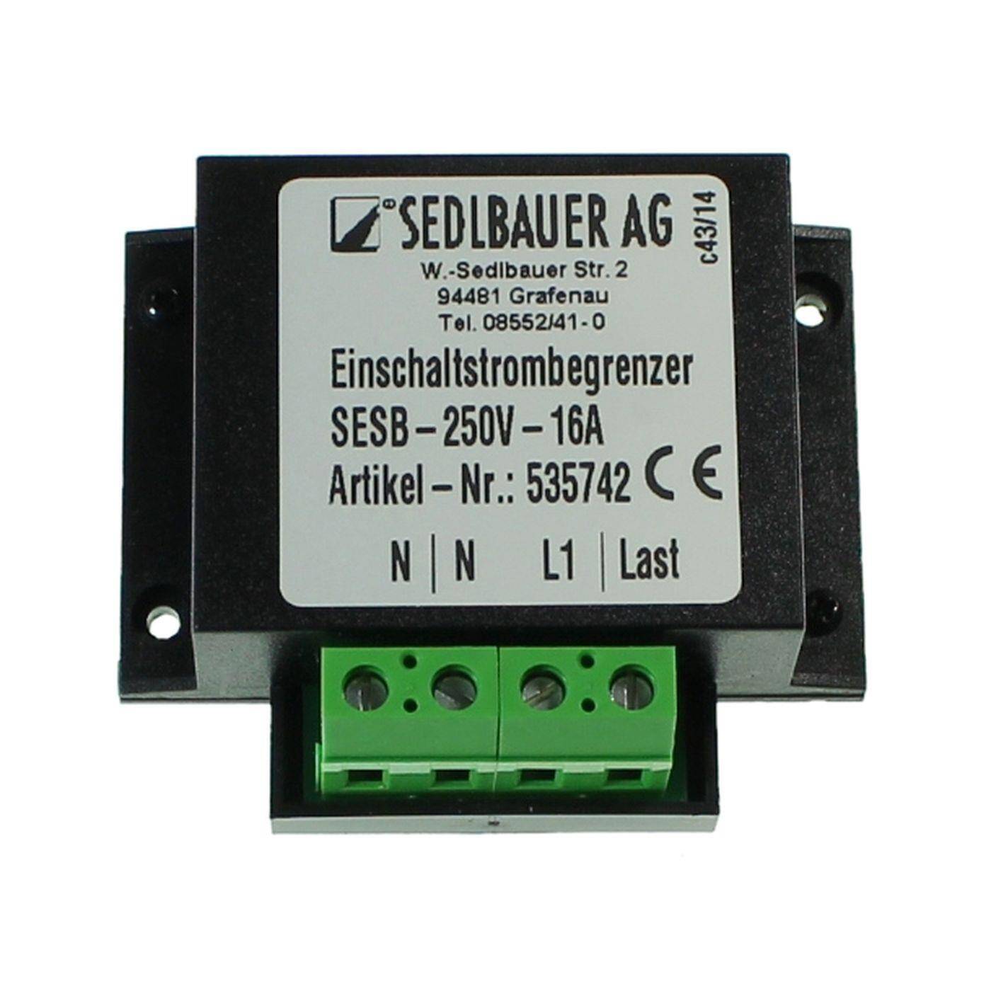 Inrush current limiter 230V 16A for Transformers Power supplies LED Lumonic SESB-535742
