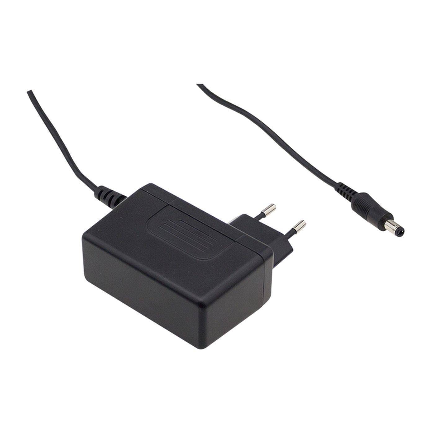 MEAN WELL SGA40E12-P1J 40W 12V 3,33A Wall power supply Cable 100cm + DC Plug (2,1/5,5mm) AC DC Adpater