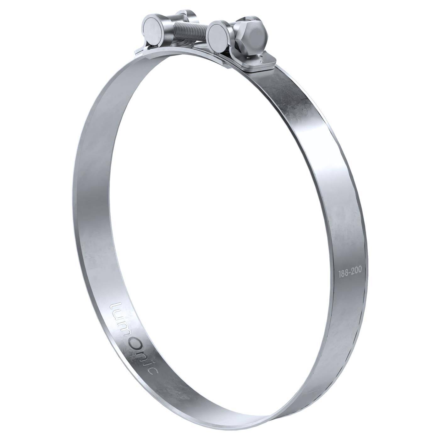 1x Lumonic Gelenkbolzenschelle 188-200mm  Auspuffschelle für Bau PKW LKW