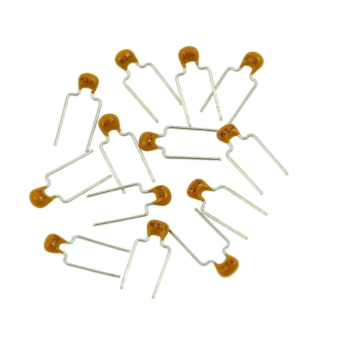 Ceramic Capacitor 1nF 100V DC Kemet C322C102J1G5CA 3x2x2mm 1000pF
