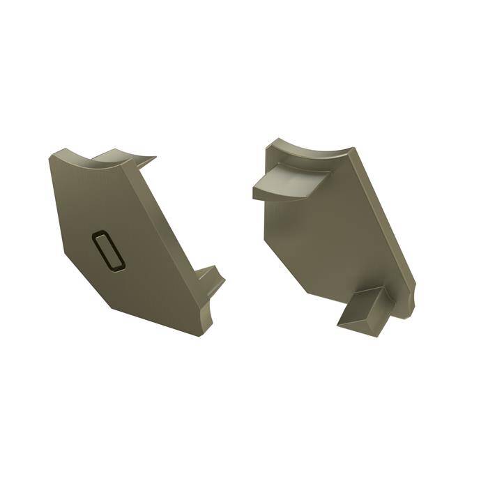 End cap for Lumonic Type H (right) LED profiles Holder Plastic Inox End cap for Lumonic Type H (right) LED profiles Holder Plastic Inox