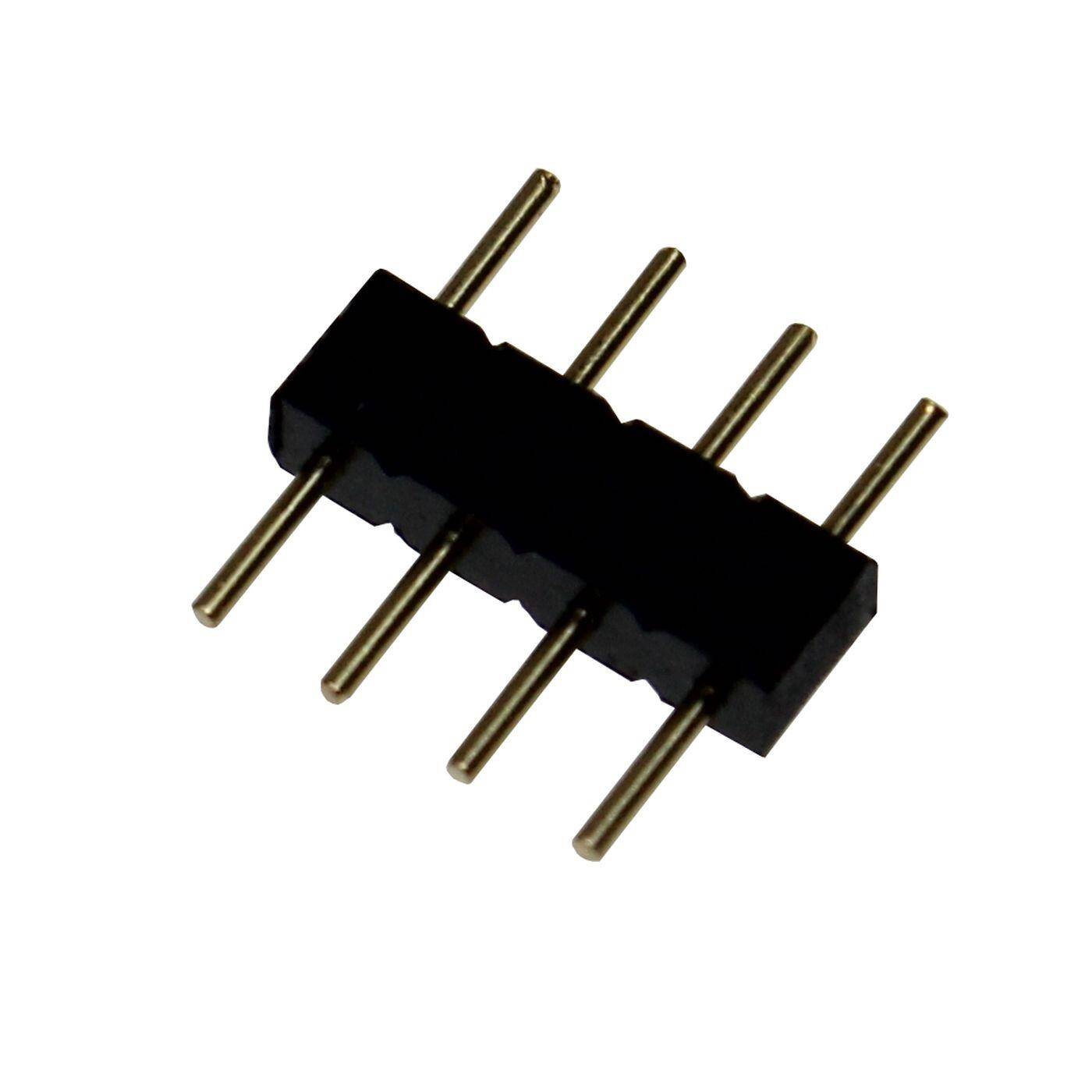 10x RGB LED Steckbrücke 4 Pin Steckverbinder 10x3mm Adapter Kupplung